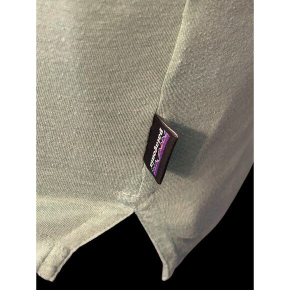Patagonia Green‎ Polo Shirt Men’s Size Small - Picture 5 of 8